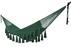 Cielo Hammocks Tulum Emerald XL, cotton made