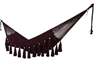 Cielo Hammocks Tulum Merlot XL, cotton made