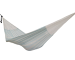 Cielo Hammocks Crochet Hammock XL White & Sky Blue