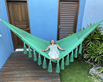 Cielo Hammocks Tulum Emerald XL, cotton made