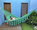 Cielo Hammocks Tulum Emerald XL, cotton made