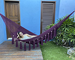 Cielo Hammocks Tulum Merlot XL, cotton made