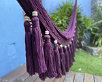 Cielo Hammocks Tulum Merlot XL, cotton made