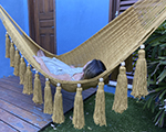 Cielo Hammocks Tulum Old Gold XL, cotton made