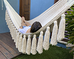 Cielo Hammocks Tulum Pearl XL, cotton made