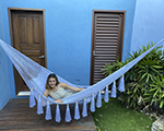 Cielo Hammocks Tulum Silver XL, cotton made