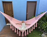 Cielo Hammocks Tulum Salmon XL, cotton made