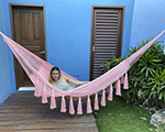 Cielo Hammocks Tulum Salmon XL, cotton made