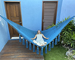 Cielo Hammocks Tulum Turquoise XL, cotton made