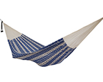 Cielo Hammocks Ideal Blue & Ecru Large, cotton made