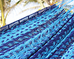 Cielo Hammocks Ideal Blue & Blue Large, cotton made